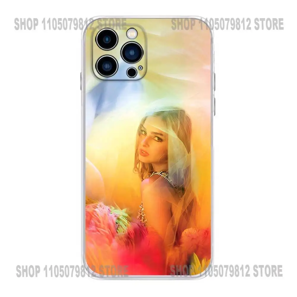 حافظة هاتف Addison Rae لهاتف iPhone 17 16,15,14,13,12,11 Plus,Pro,Max,XR,Plus,E,غطاء ناعم شفاف صغير #2