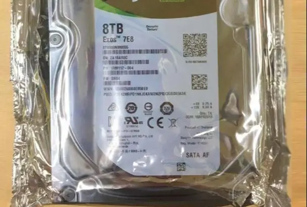 

Для Seagate Exos 7E8 ST8000NM0055 8 ТБ 7200 об/мин 256 МБ кэш SATA 6 Гб/с 3,5 "Внутренний жесткий диск