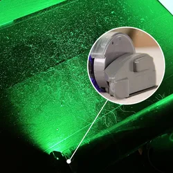 Utilità Luce antipolvere per uso domestico Torcia verde Aspirapolvere Luce antipolvere Luce laser Pulizia e sanitazione Aspirapolvere per peli di animali domestici