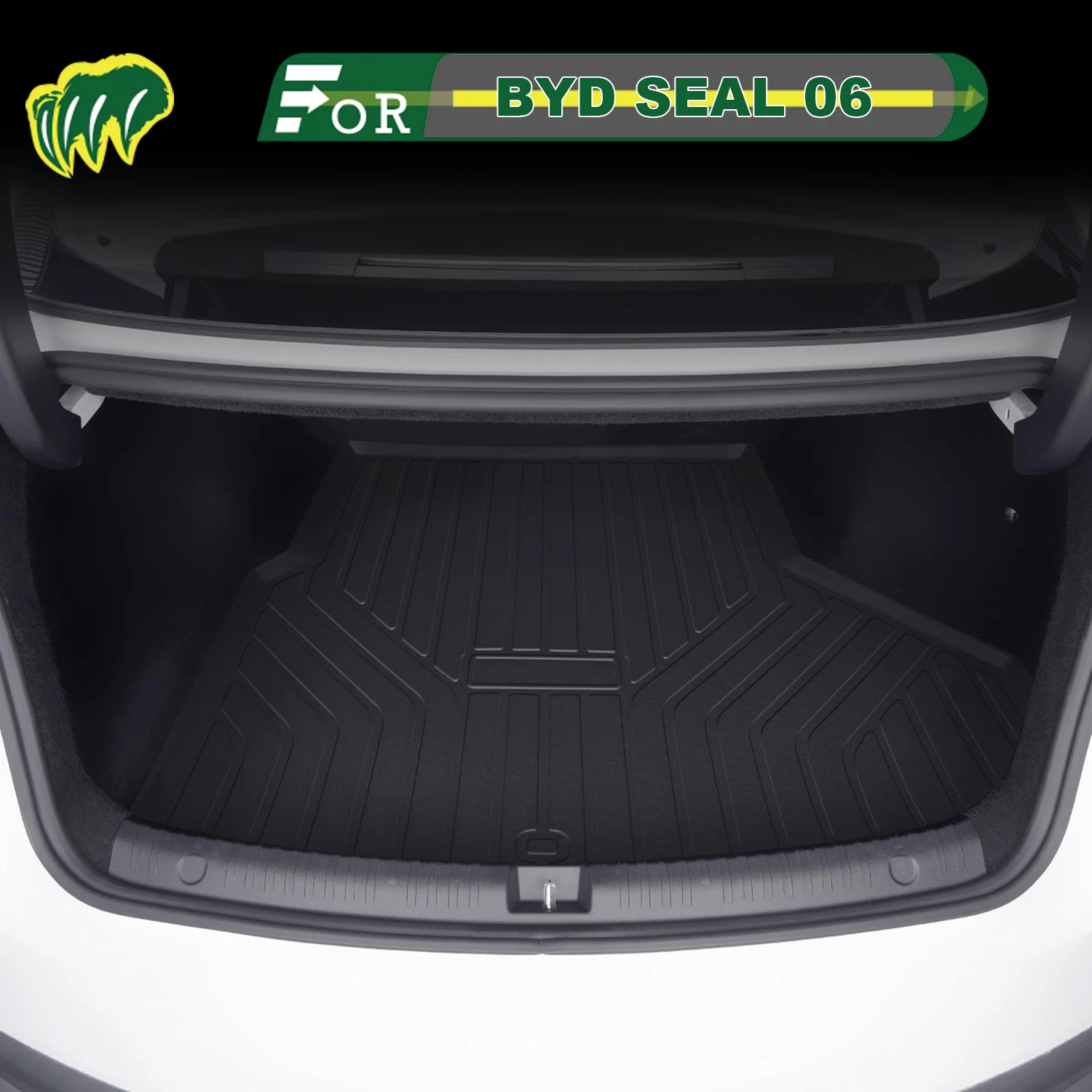 

Для BYD SEAL 06 2024-2025 TPE индивидуальный коврик для багажника автомобиля всесезонный коврик для багажника 3D-образная подкладка для багажника защитный коврик для багажника