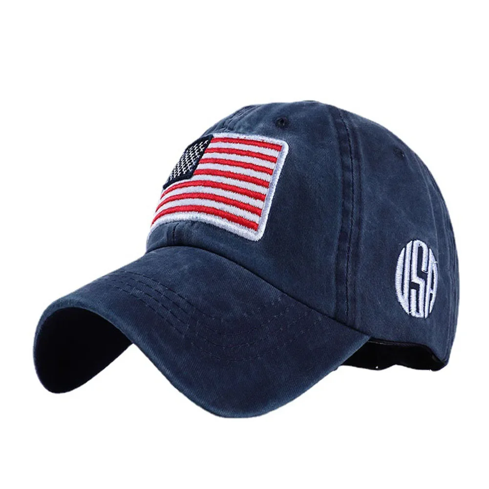 2024 New Designer American Flag Embroidered Baseball Cap Snapback Bonnet Vintage Usa Embroidery Caps for Men Women Gorras Hombre