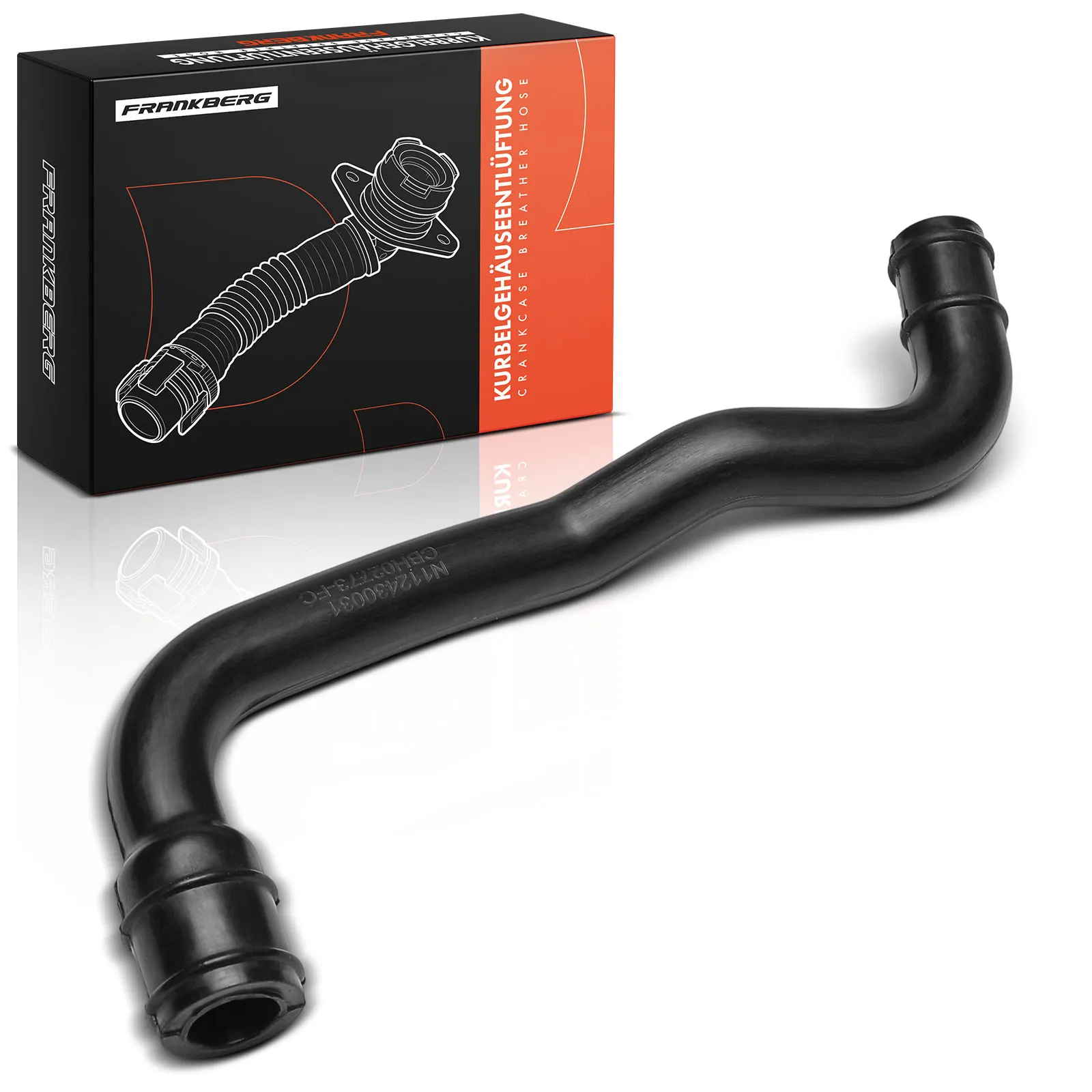 Frankberg 1x Crankhuis ventilatie slang voor VW Golf 4 Bora Audi A3 TT Seat Leon Skoda 06A103221AF V102773 06A103221BK