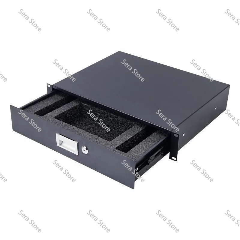 新製品-2u-エンジニアリングコンピュータルームキャビネットドロワー、ネットワークキャビネットドロワー、マイクフライトケース、absボックスドロワー