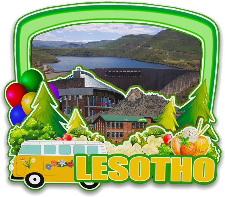 Decorative Magnets for Maseru Lesotho City Landmark Travel Souvenirs 3D Wooden Fridge Stiker Gifts Family Friends Students