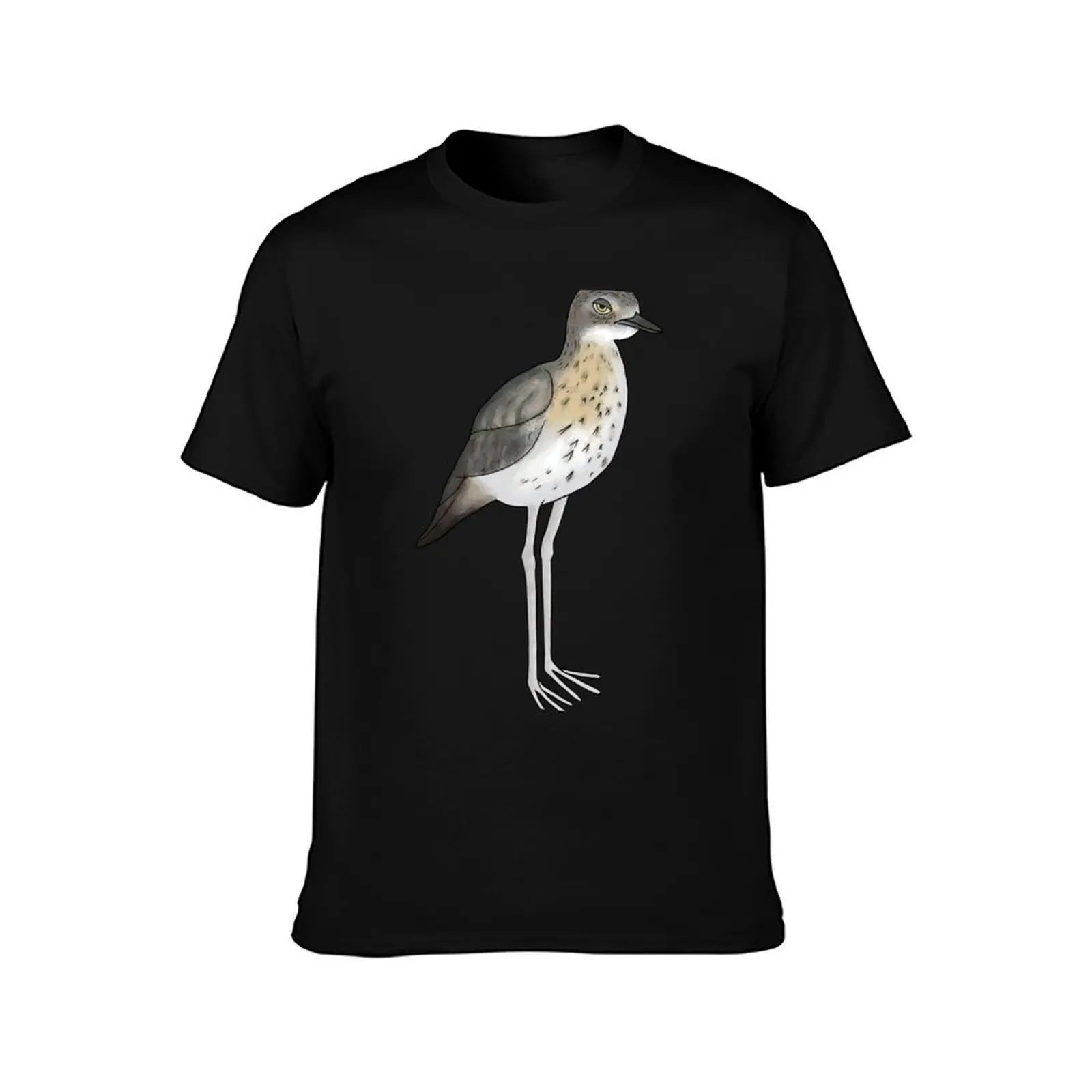 Annoyed bush stone curlew T-Shirt, Summer Casual Cotton Tee, Oversized Streetwear Tops, Vintage Graphic Print, Unisex Men Women
