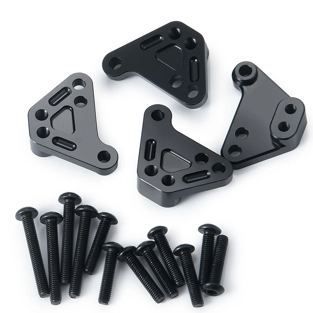 4Pcs Front and Rear Heighten Shock Mount for 1/10 Traxxas MAXX WideMaxx RC Car Upgrades Parts Accessories