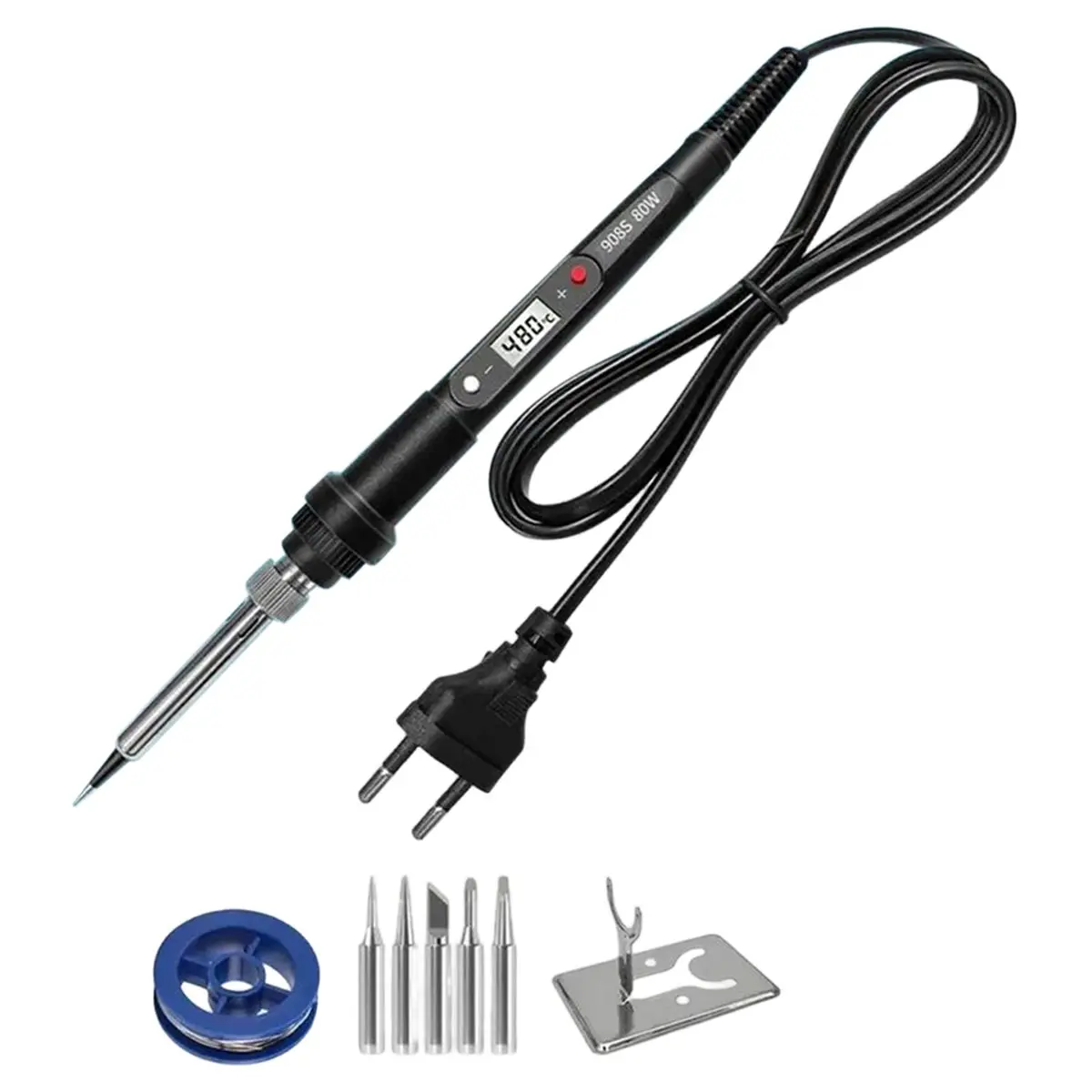 2026 New Adjustable Temperature Electric Soldering Iron Welding Solder Rework Station Heat Pencil Tips Repair Tools EU Standard