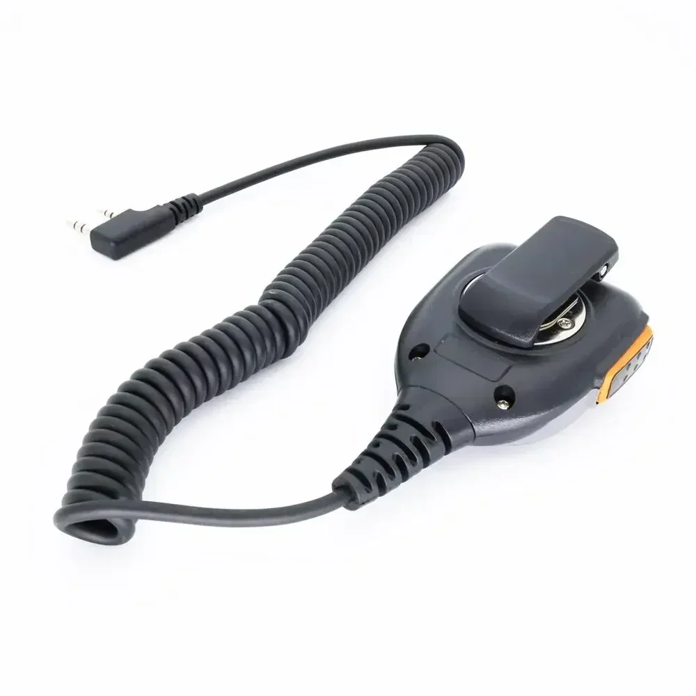 2 Pin K Type Panneau D.lique PTT Mic À Distance Déterminer Haut-Parleur Étanche pour BAOFENG UV-5R 888S UV-82 UV-S9 KWEWOOD TYT Radio