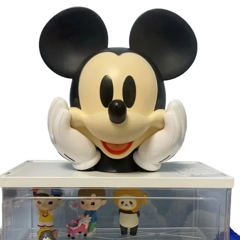 

Копилка с Микки Маусом, ПВХ, экшн-мультфильм, аниме, конфеты, танк, статуя, коллекция, модель игрушки, подарок Britdhay