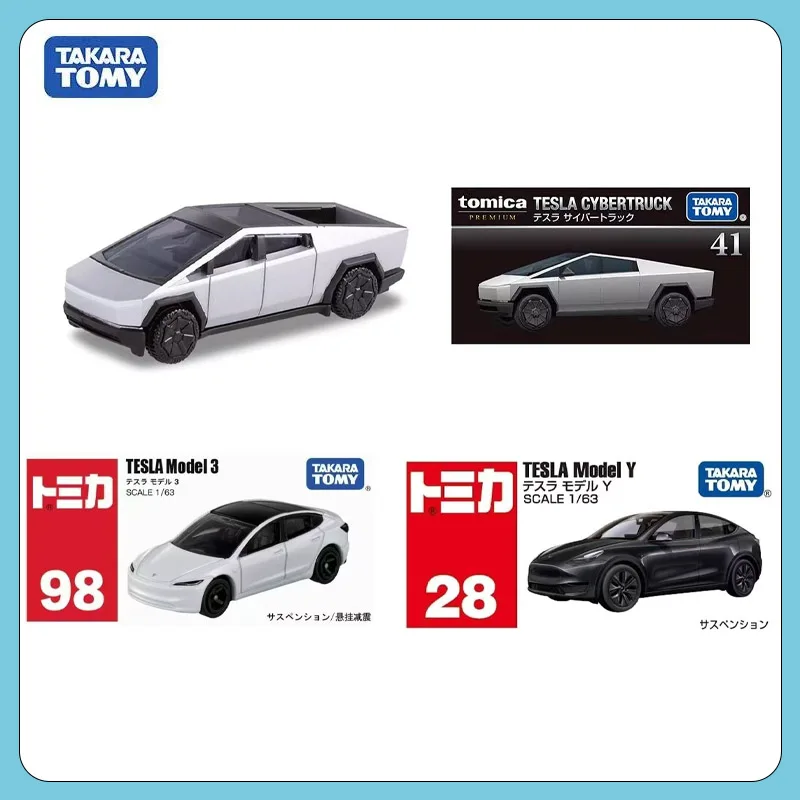 

Флагман TOMY TOMICA TP41 Concept Tesla Cyberpickup Модель автомобиля из сплава Новый продукт