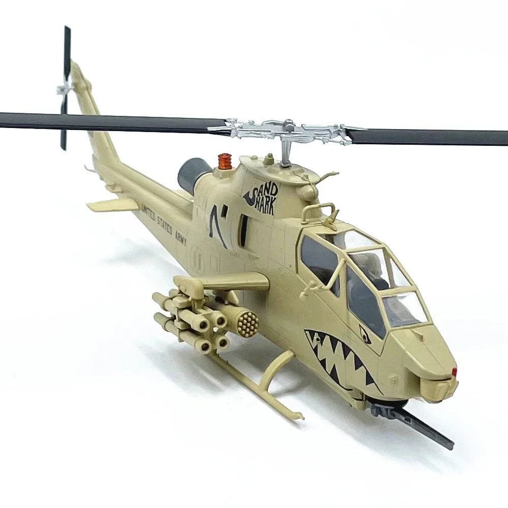 2024 BestSeller EASY MODEL 1:72 Scale AH1 Cobra Military Helicopter  Fully Assembled Combat Ready 37099 Edition Collectible Toy