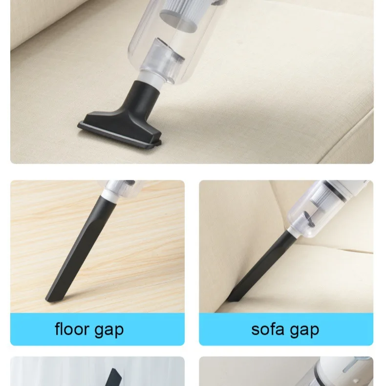 최신형 2-in-1 핸디형 진공청소기 16000 파량 가정용 진공청소기