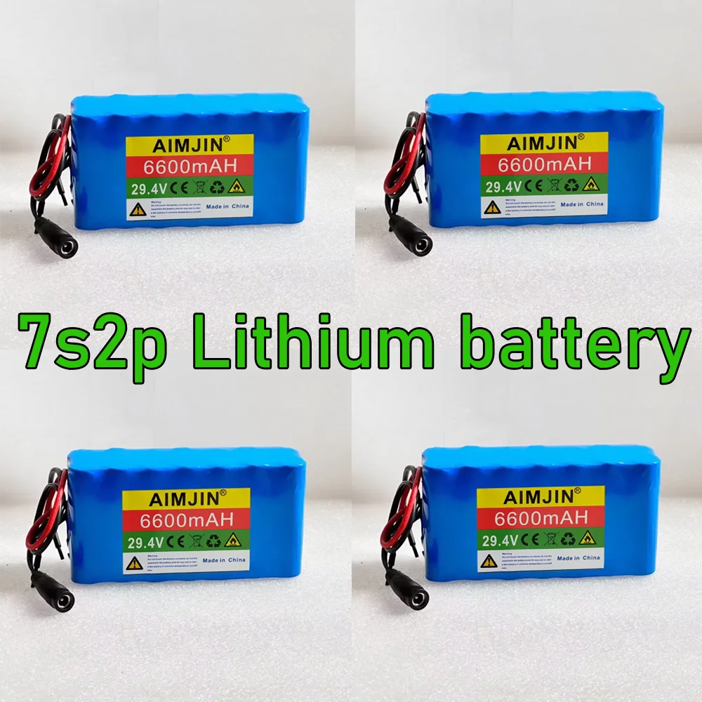 

7s2p 6000mAh 18650 Lithium battery 25.2V Battery for Kids' Ride-On Cars, Children's Electric Toys car Shockproof&Rechargeable