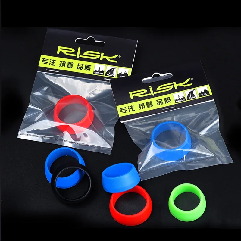 Risk Silicone Bicycle Seat Rod Sleeve Waterproof Bike Seat Post Protection Elastic Ring Dust Cover Cycling Accessories