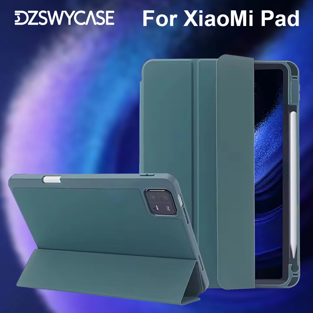 Hülle für Xiaomi Pad 6/6 Pro MiPad 5/5 Pro 11, MiPad 7/7 8/8 Pro 11.2, Redmi Pad SE 11, mit Stifthalter, Weiche Glatte Rückseite