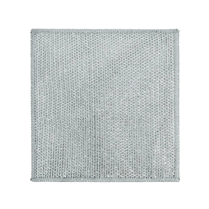 Steel Ball Cloth Durable Thick Household Kitchen Non-oil Silver Silk Cleaning Cloth Clean Cloth Stainless