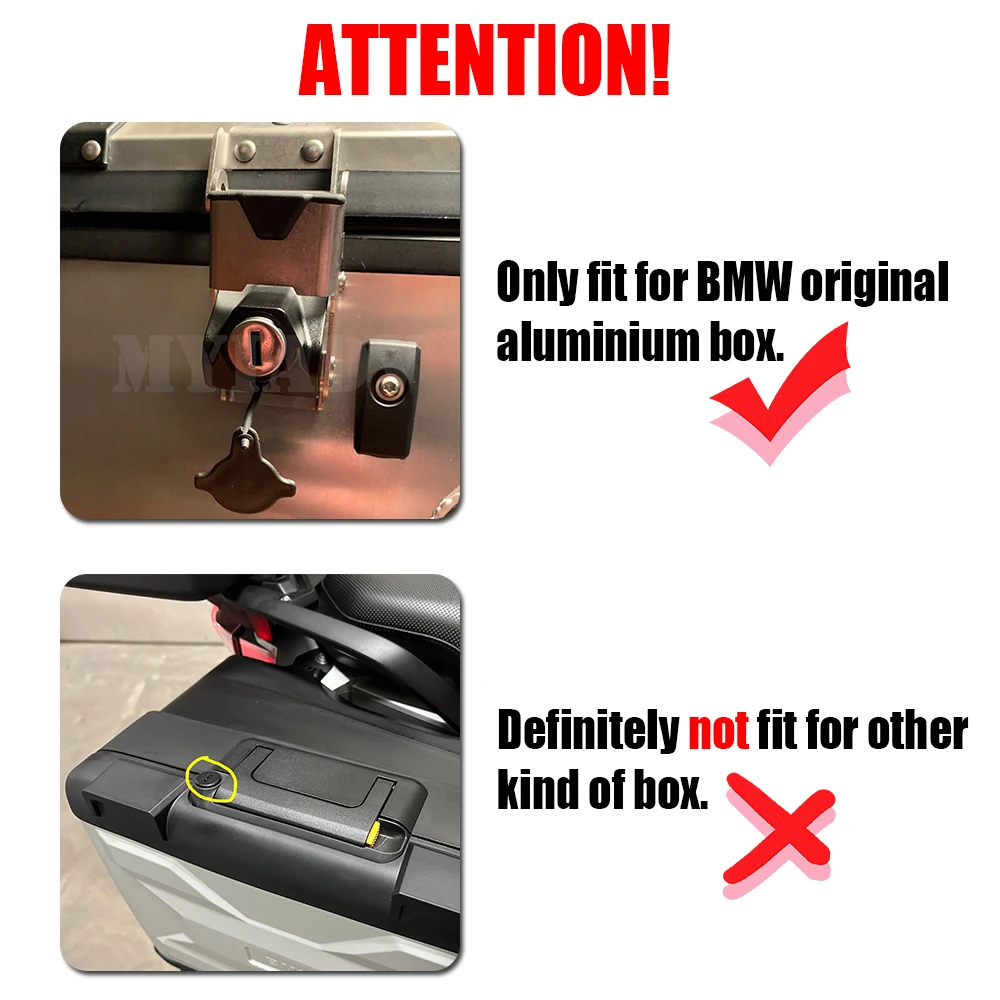 Trunk Top Case Saddle Side Box Key Cylinder Core Plug Lock Cylinder For BMW R1250GS/ADV R1200GS LC GS1200 Adventure 2013-2023