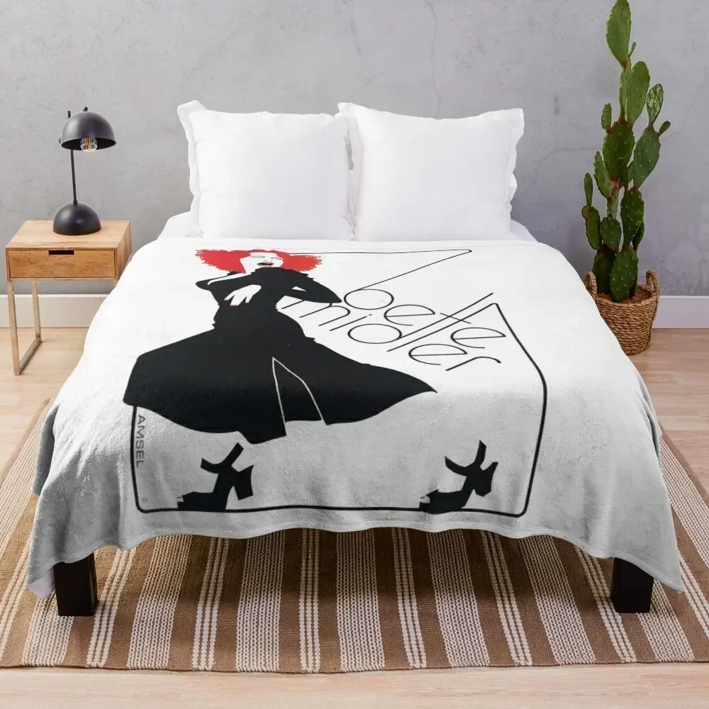 

Bette Midler Throw Blanket Compact Warm Blanket for Car Road Trip