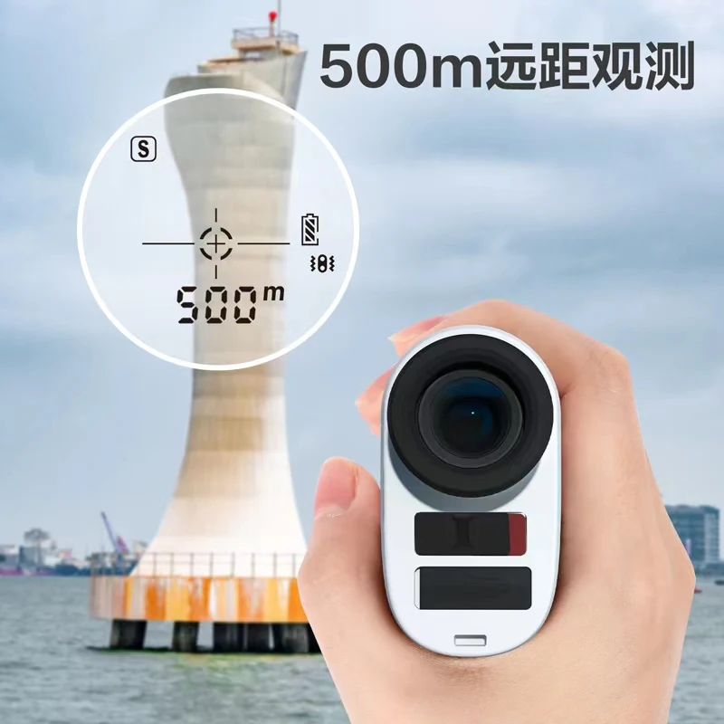 deli laser rangefinder telescope rangefinder Outdoor golf measuring instrument 3~500 meters DL338050