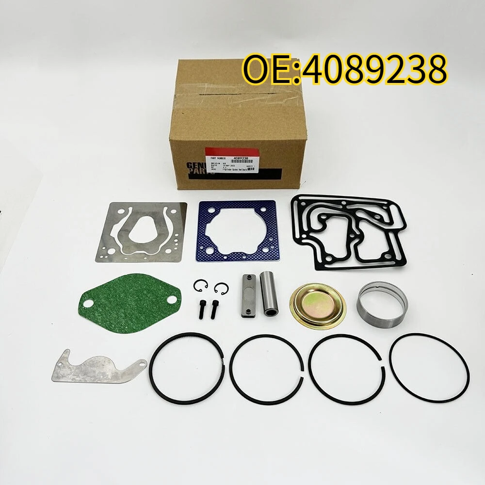 

For 4089238 Air Compressor Head Repair Kit Cylinder Fits For Cummins ISX PAI 4025245