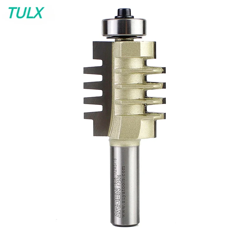 

TULX arden bevel tenon wood router bits combination milling cutter 1/2" 12.7mm shank woodworking multi-tooth cutter rotatif bit