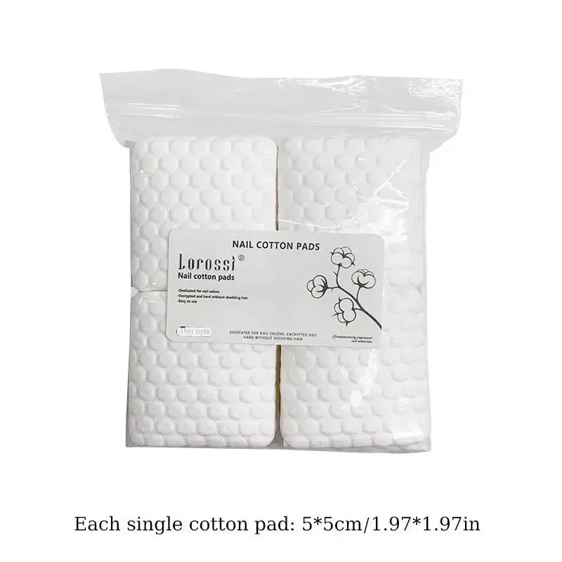 200/500 pezzi tampone di cotone per unghie rimozione smalto gel pulito tovaglioli per manicure salviette senza pelucchi detergente in cotone tamponi di carta strumento per vernici
