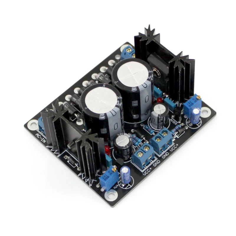 BAHOD LT1083 High Power Adjustable Voltage Stabilized Power Board HIFI Linear Power Supply Dual Output Module Sliding Style