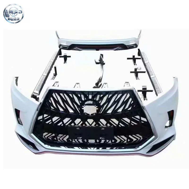 Good Fitment Bodykit for Toyota Highlander 2015-2021 Upgrade to Lex  Style Body Kit Front Rear Bumper Kluger