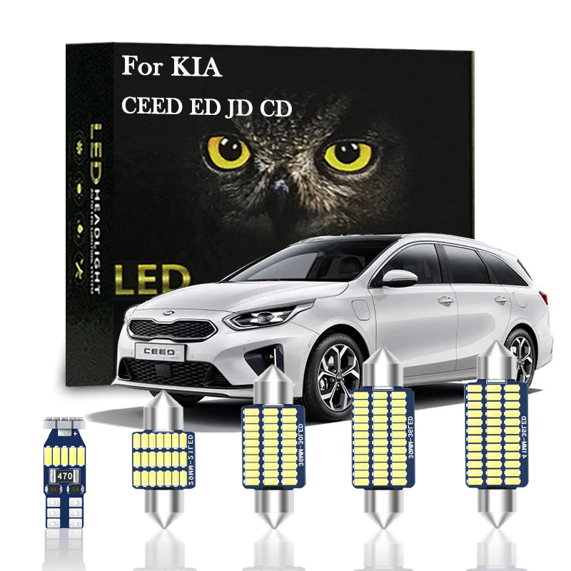 

Canbus Interior Lights LED For KIA CEED SW JD GT ED CD 2006 2007 2008 2009 2010 2013-2017 2018 2019 2020 Car Accessories