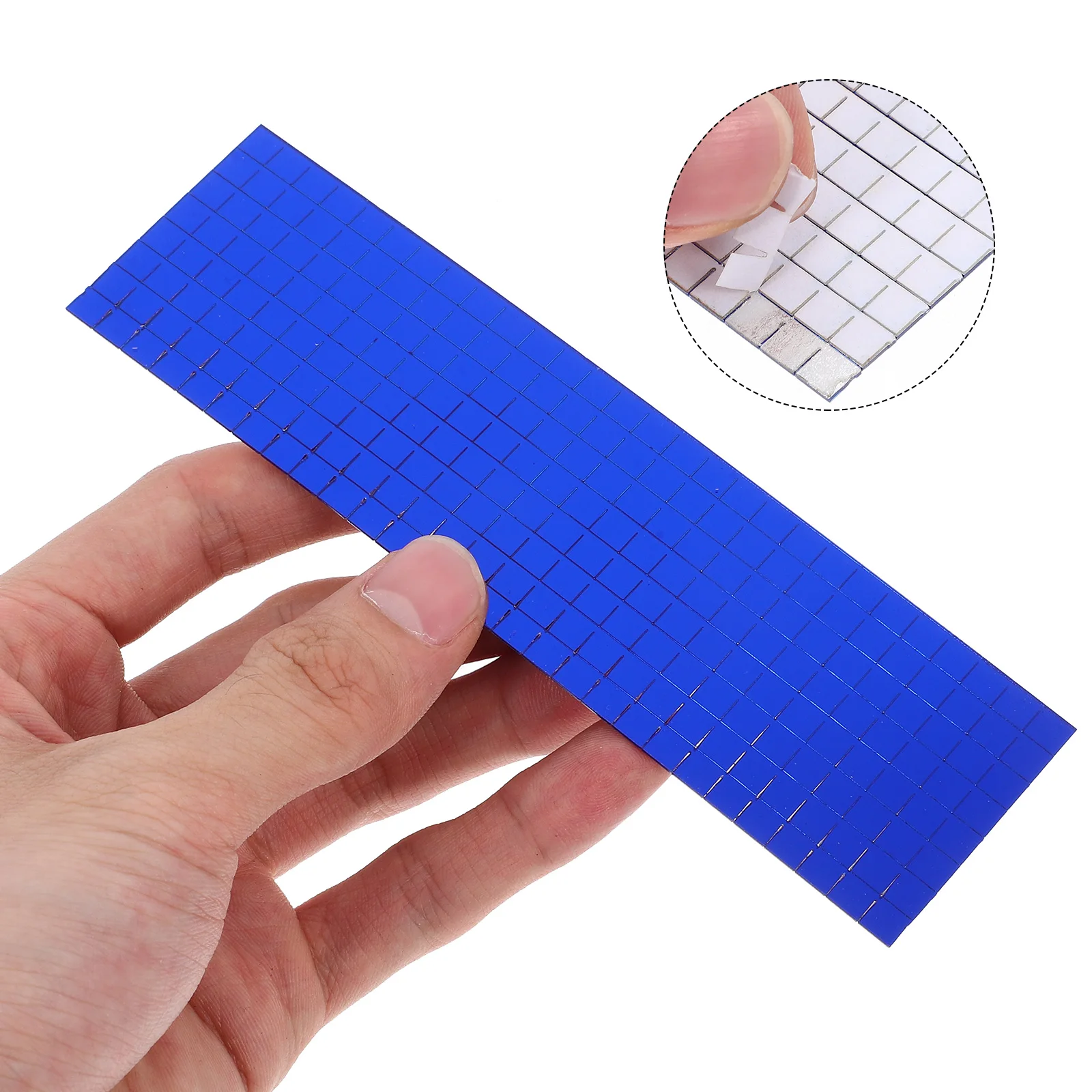 

6 Rolls Mosaic Patch Tile Stickers for Kitchen Wall Glass Bathroom Home Improvement Products Decorative Decals