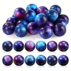 12 Pack Galaxy Stress Balls,2.5 inches Space Theme Foam Squeeze Balls,Stress Relief Balls for Finger Exercise