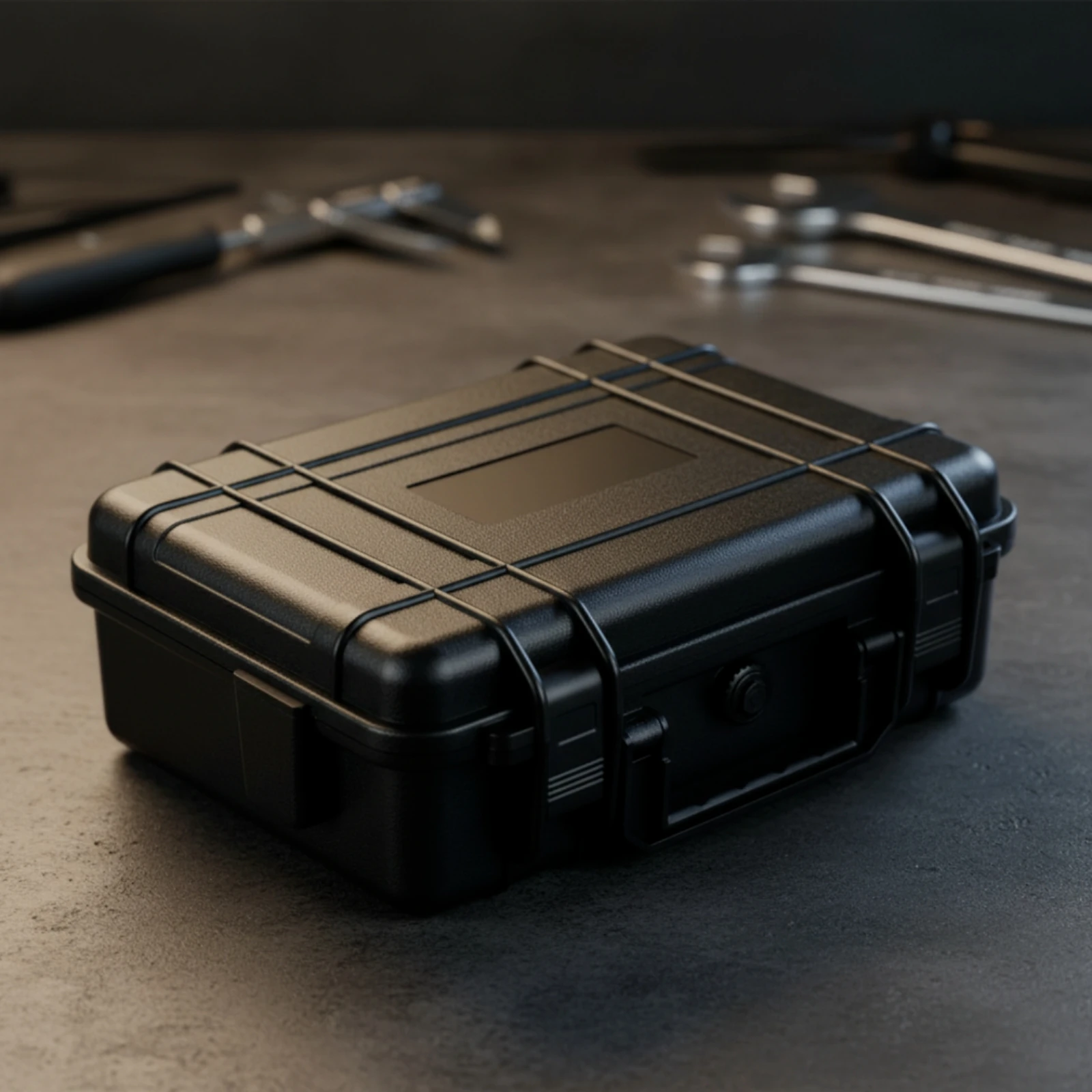 Hard Safety Case Empty Waterproof Safety Storage Box Hard Case with Handle Weatherproof Impact-Resistant for Transport