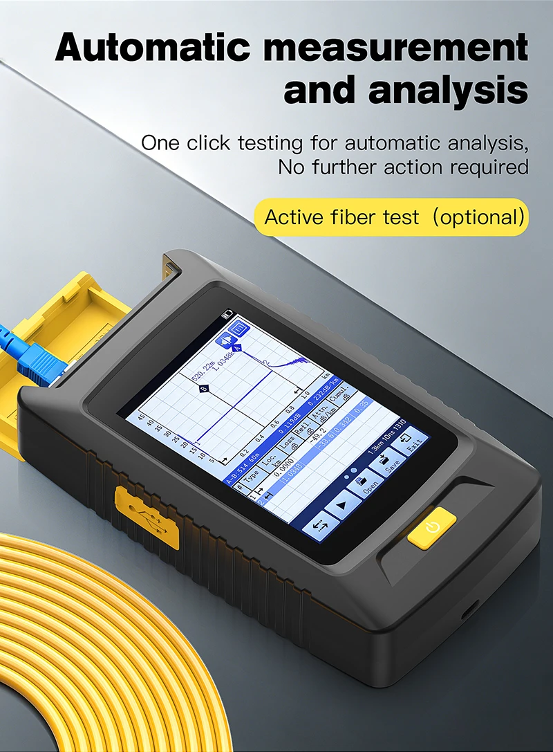 KP100 OTDR Optical Fiber Breakpoint Loss Testing Tool Optical Time Domain Reflec