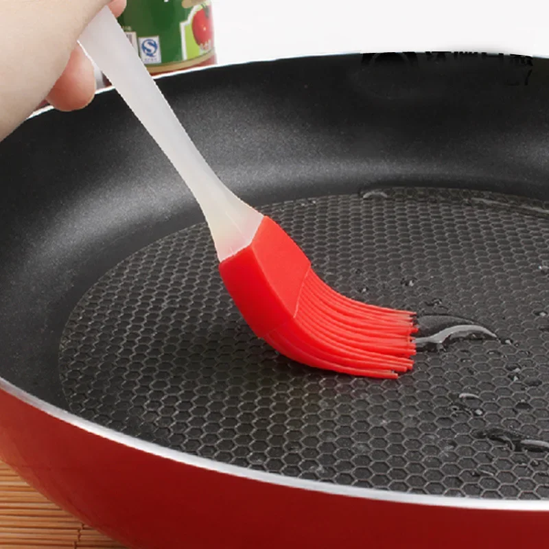 Household Kitchen Tools High Temperature Resistant Silicone Outdoor Barbecue BBQ Cooking Tools Seasoning Sauces Condiments Brush