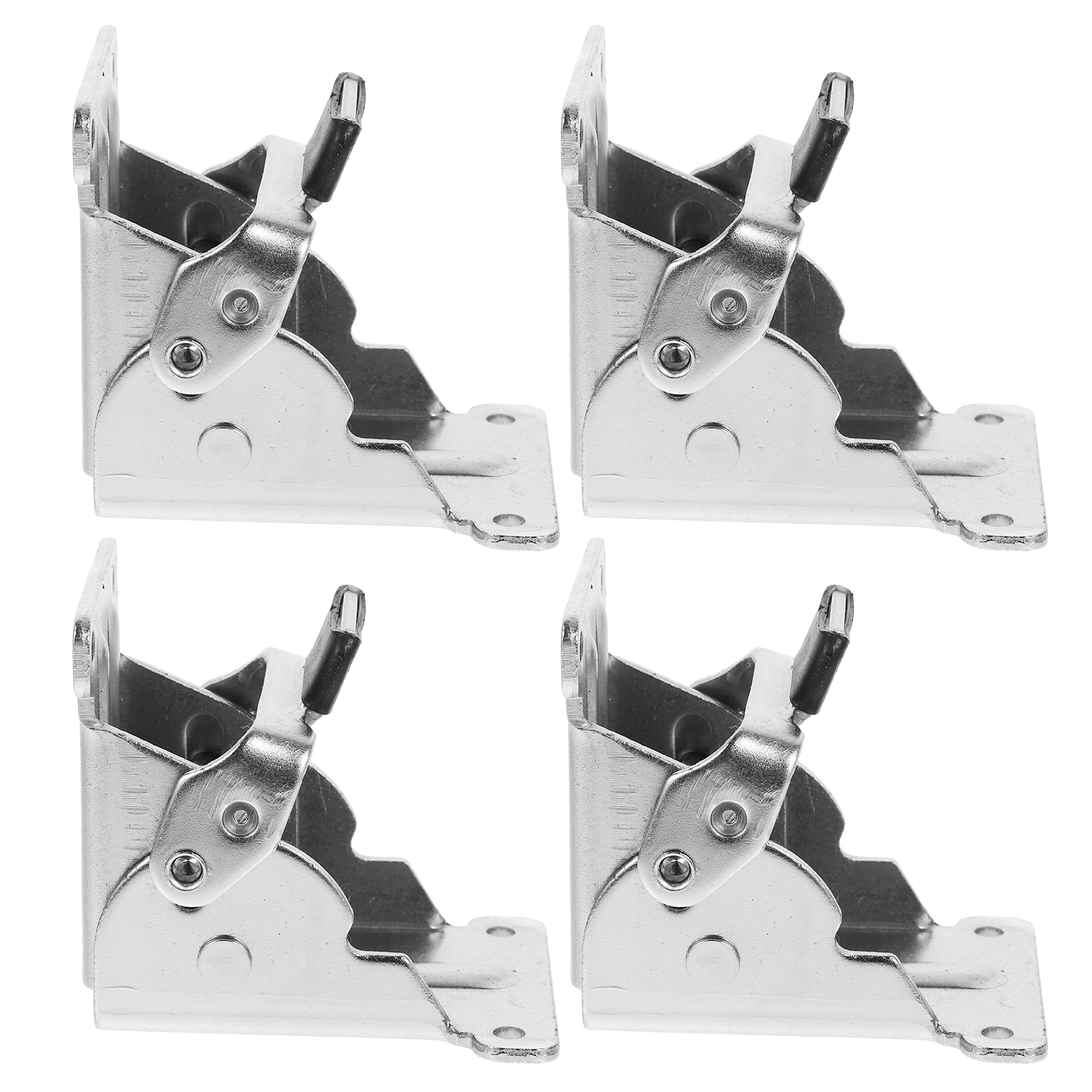 

4PCS Table Hinges Hinge 90 Degree Silver Nickel Folding Brackets RV Furniture Hardware