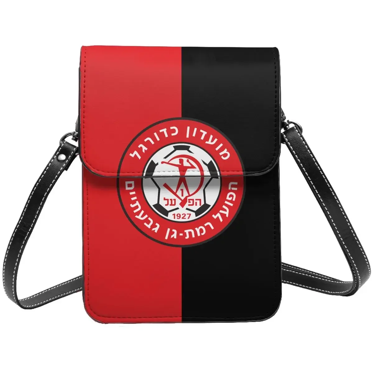 Israël Hapoel Ramat Gan Givatayim Fc Sac à main pour téléphone portable Portefeuille Sac à main Sac à bandoulière Sac à bandoulière avec sangle réglable