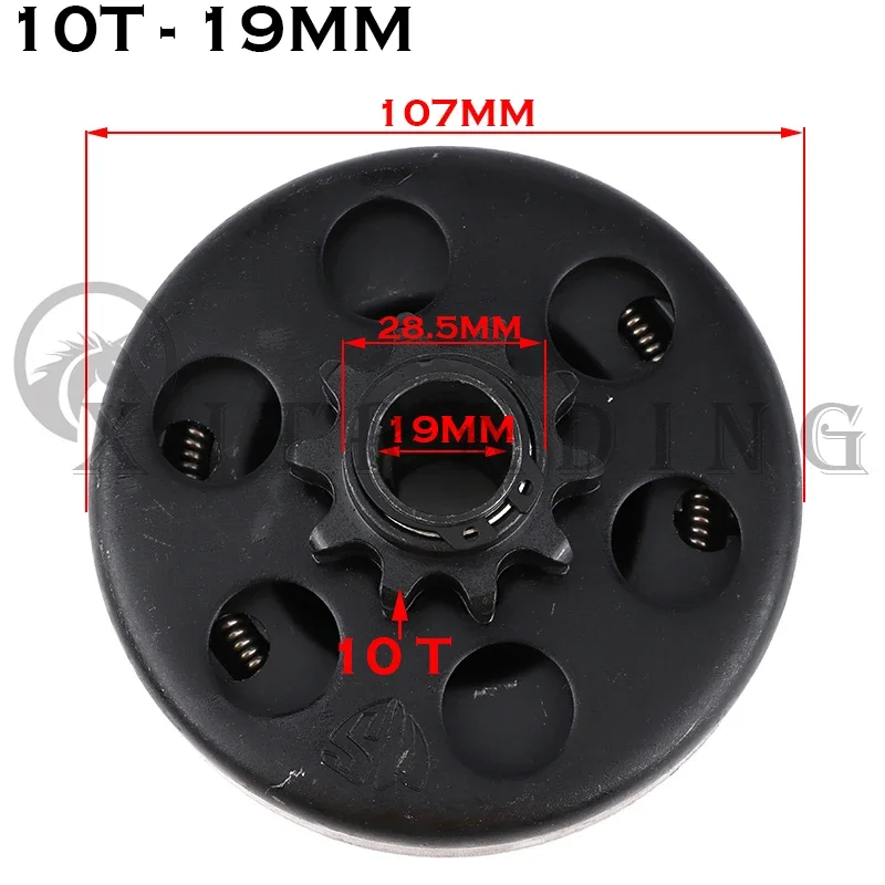 10T مخلب محرك ضرس 20 مللي متر 3/4 "الطرد المركزي التلقائي مخلب 420/428 سلسلة ل الذهاب كارت متعة الكارتينغ Minibike ATV أجزاء المحرك