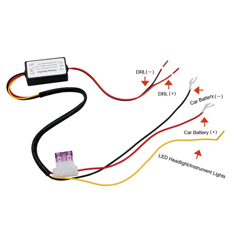 THIVN-1 Pz Controller DRL Auto Auto LED Luce di marcia diurna Relè Cablaggio Dimmer On/Off 12-18 V Controller fendinebbia