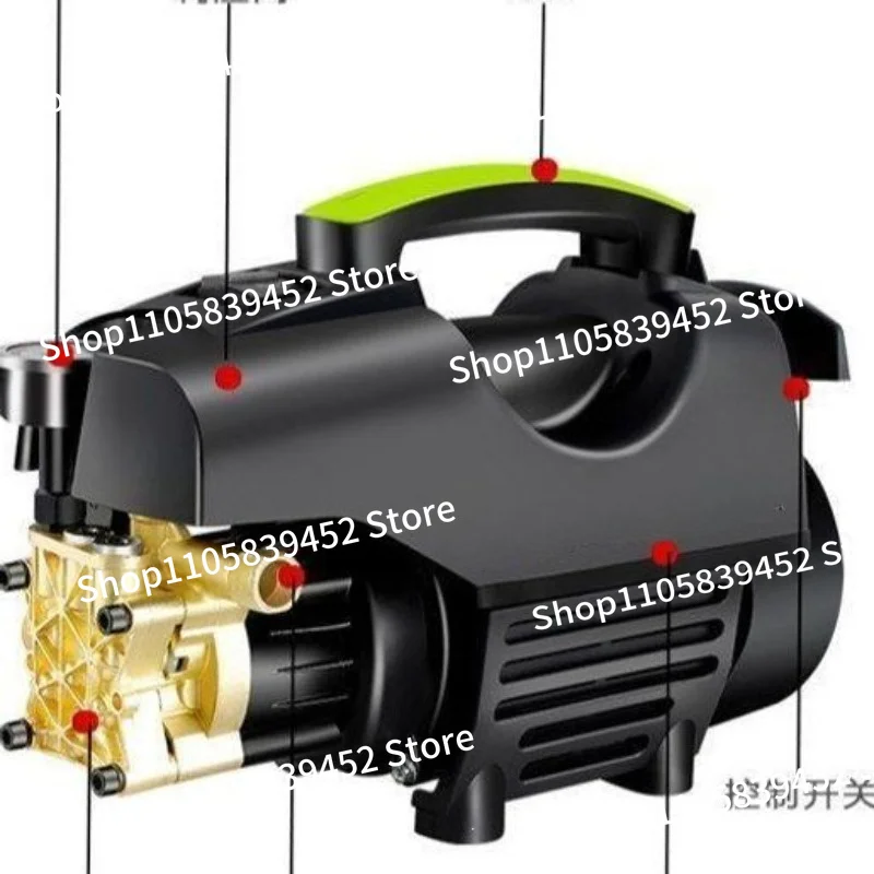For New Household Plug-in Car Wash Full Set of Portable Automatic High-power Intelligent Cleaning Machine