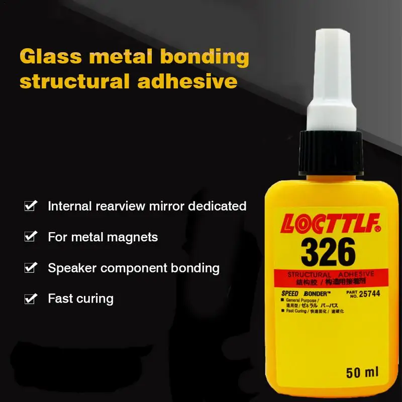 Metal Glass Adhesive 50ml Fast Curing Safe Construction Epoxy Glue Car Rearview Mirror Glue Vehicle Accessories