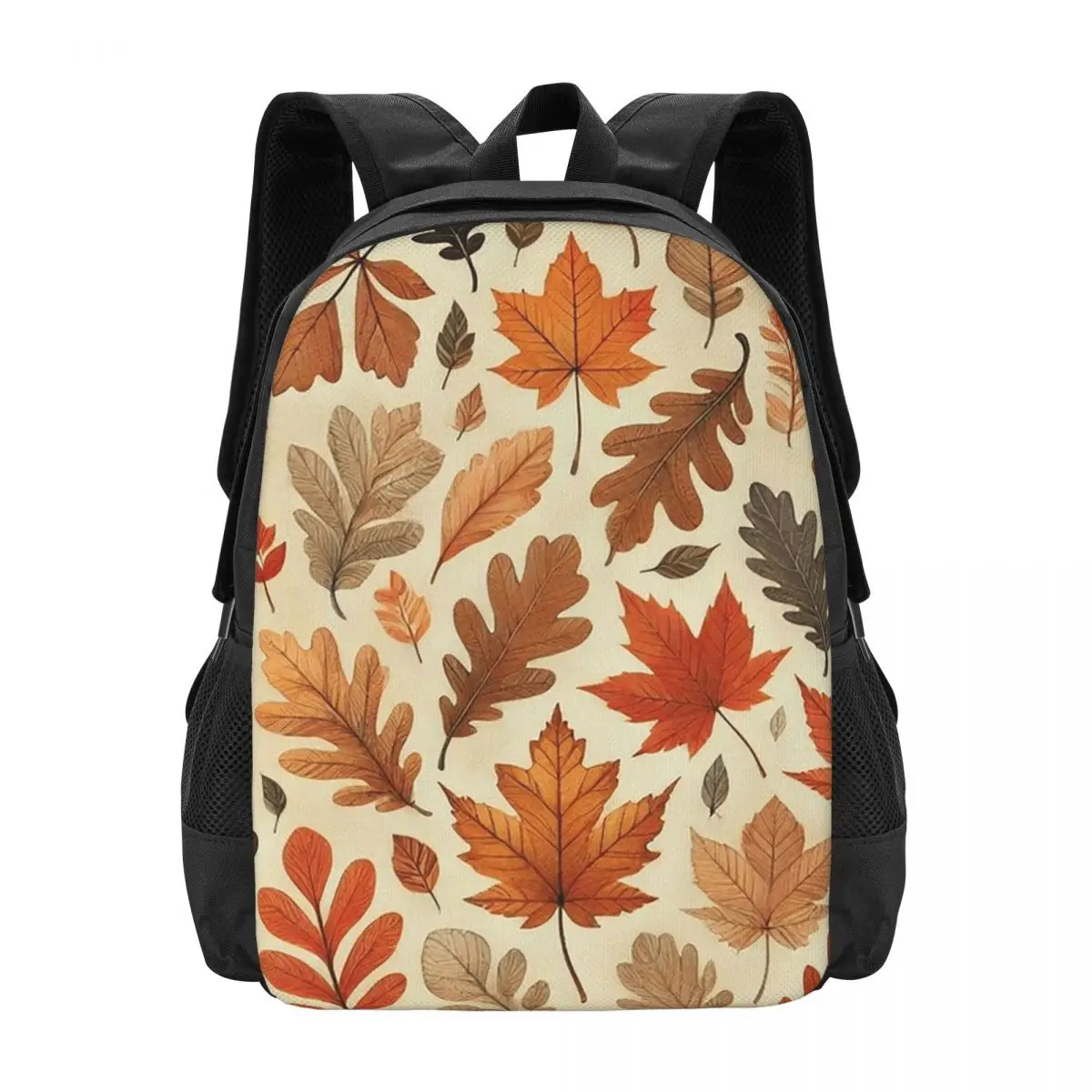 Autumn Leaves Backpack Hot Sale Daypack Large Capacity Children BookBag School Bag Shoulder Bags for Men Women