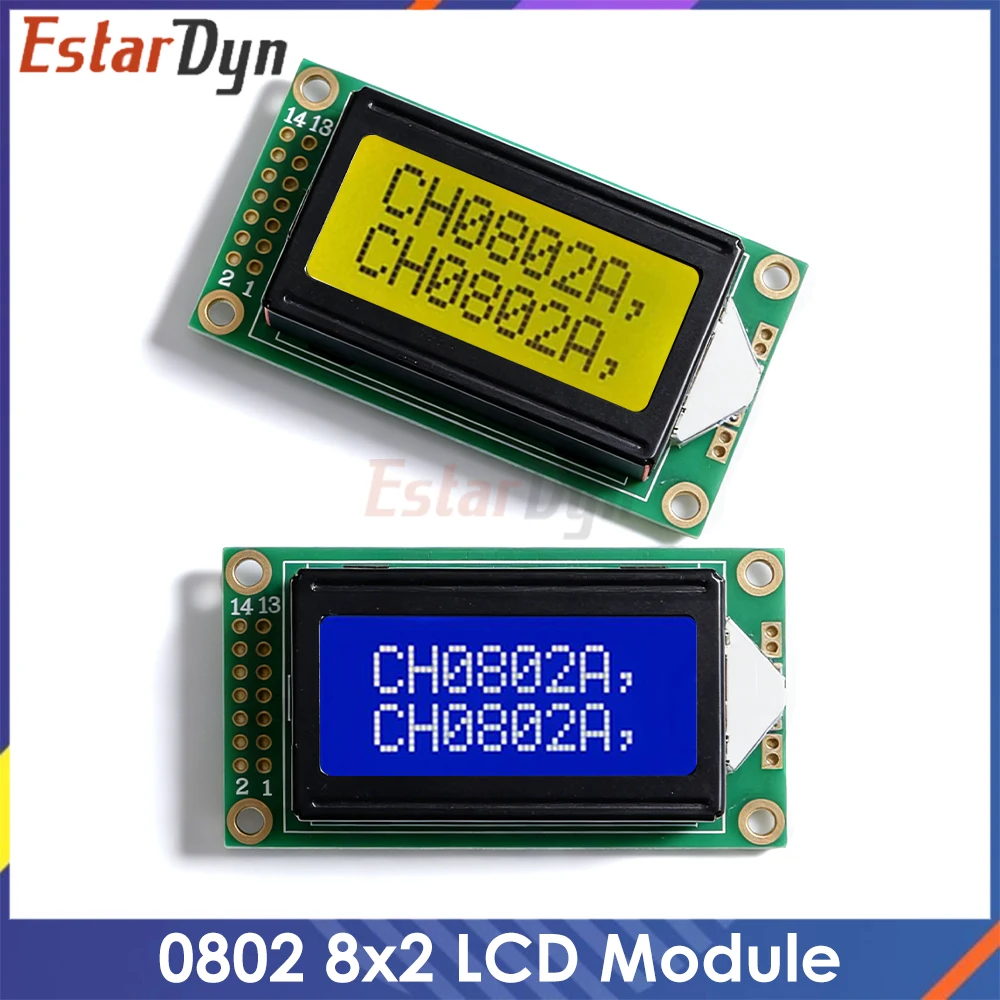 0802 LCD 8x2 Character LCD Display Module 5V LCM Blue Backlight For