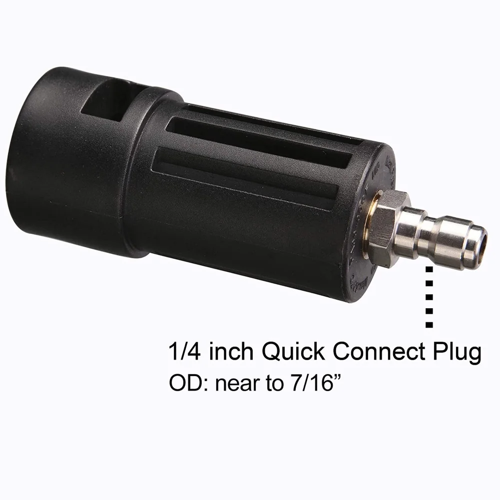 For Karcher Pressure Washer Adapter: Convert T Clip To 14 Quick Connect Head!High-pressure Washer Adapter For K SERIES