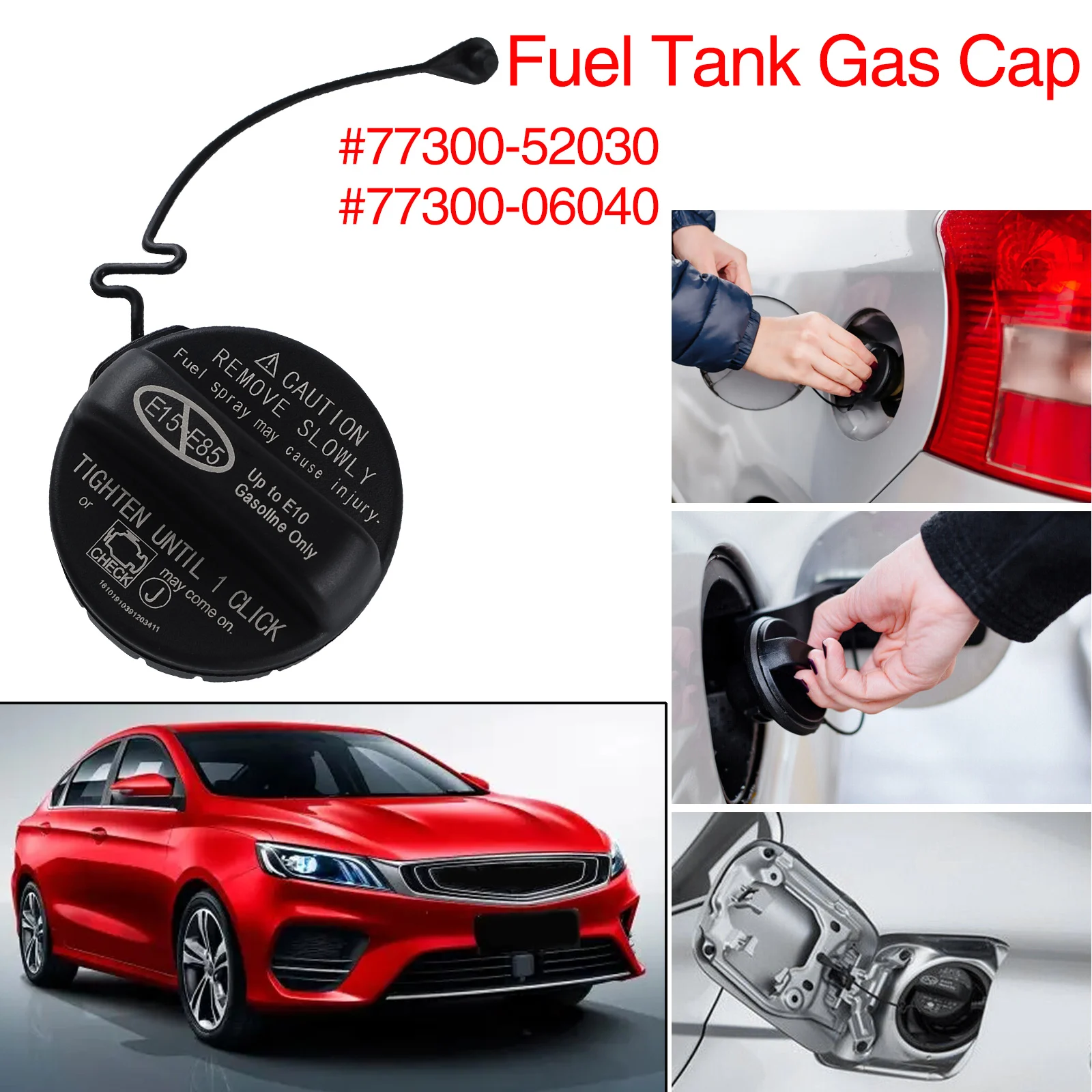

Car Fuel Tank Cap is Suitable for Toyota Camry Lexus,77300-52030 77300-06040,High-Quality Material,Gas Filler Neck Easy to Repla