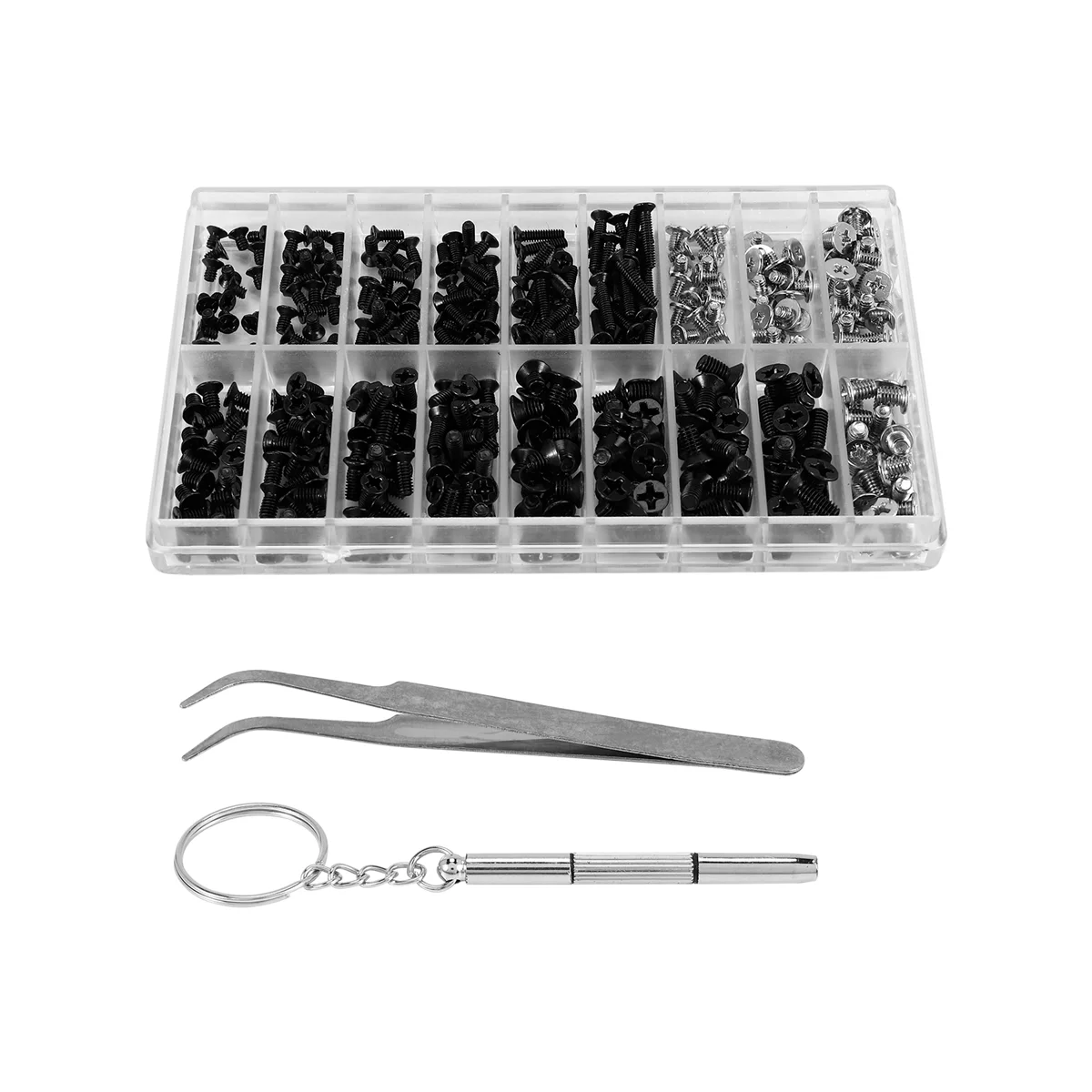 TOP 355Pcs PC Screws Assorted Set M2 M3 M2.5 Computer Screws HDD M.2 SSD Screws for Universal Laptop PC Computer Repair