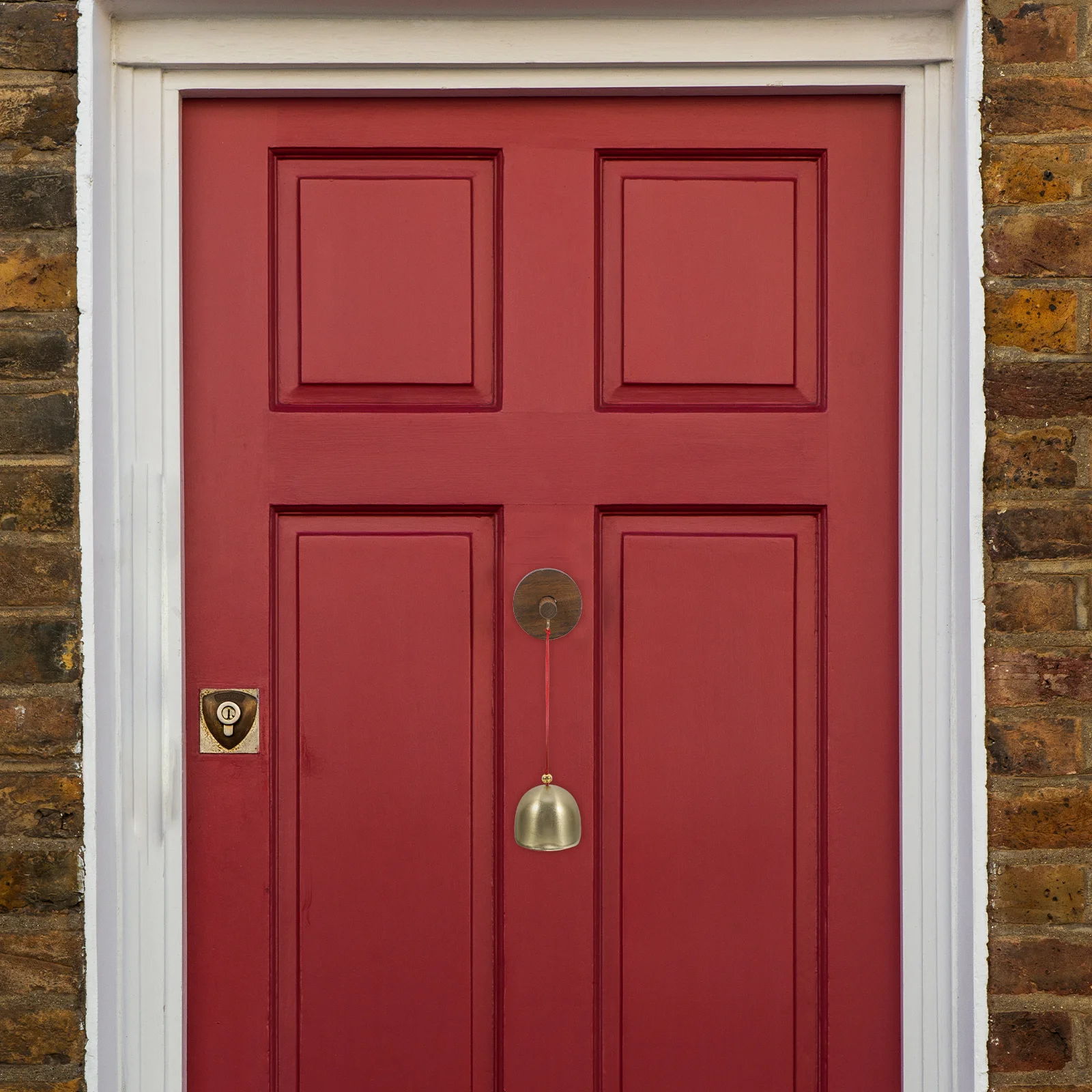 

Vintage Alloy Wind Chime Retro Doorbell Wooden Entry Gate Bell Hanging Metal Siren Dog Home Decor Outdoor Vintage Sounding