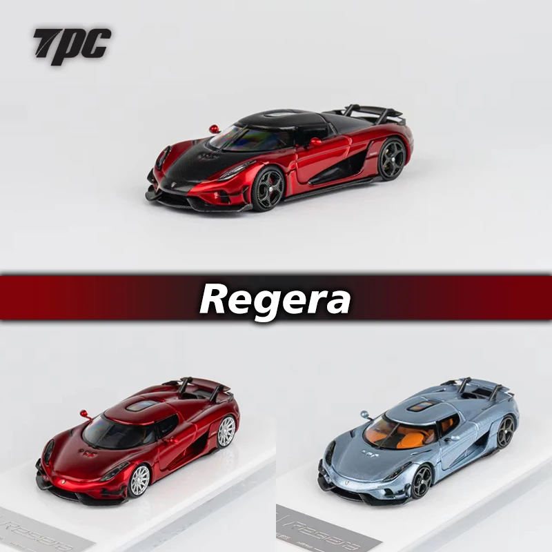 TPC In Stock 1:64 Regera Diecast Diorama Car Model Collection Miniature Toys