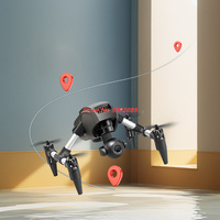 8K HD Dual Camera WIFI FPV RC Drone 2.4G Optical Flow Positioning Remote Control Quadcopter Headless Trajectory Flight 3D Roll