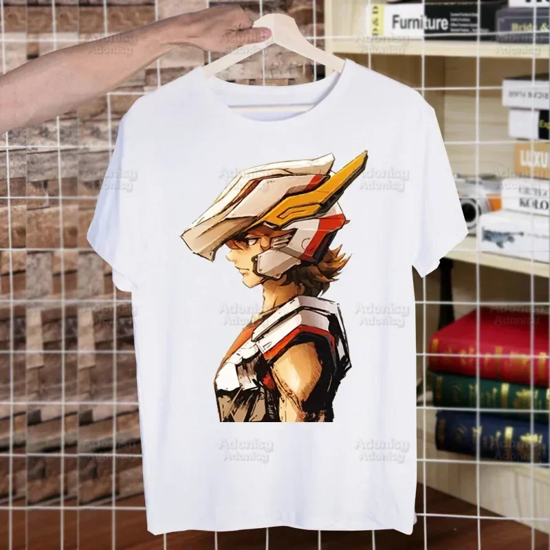 Knights of The Zodiac Men Hip Hop T Shirt Harajuku Saint Seiya TShirts Short Sleeve Fashion Casual Seya Anime T-Shirt Tops Tees