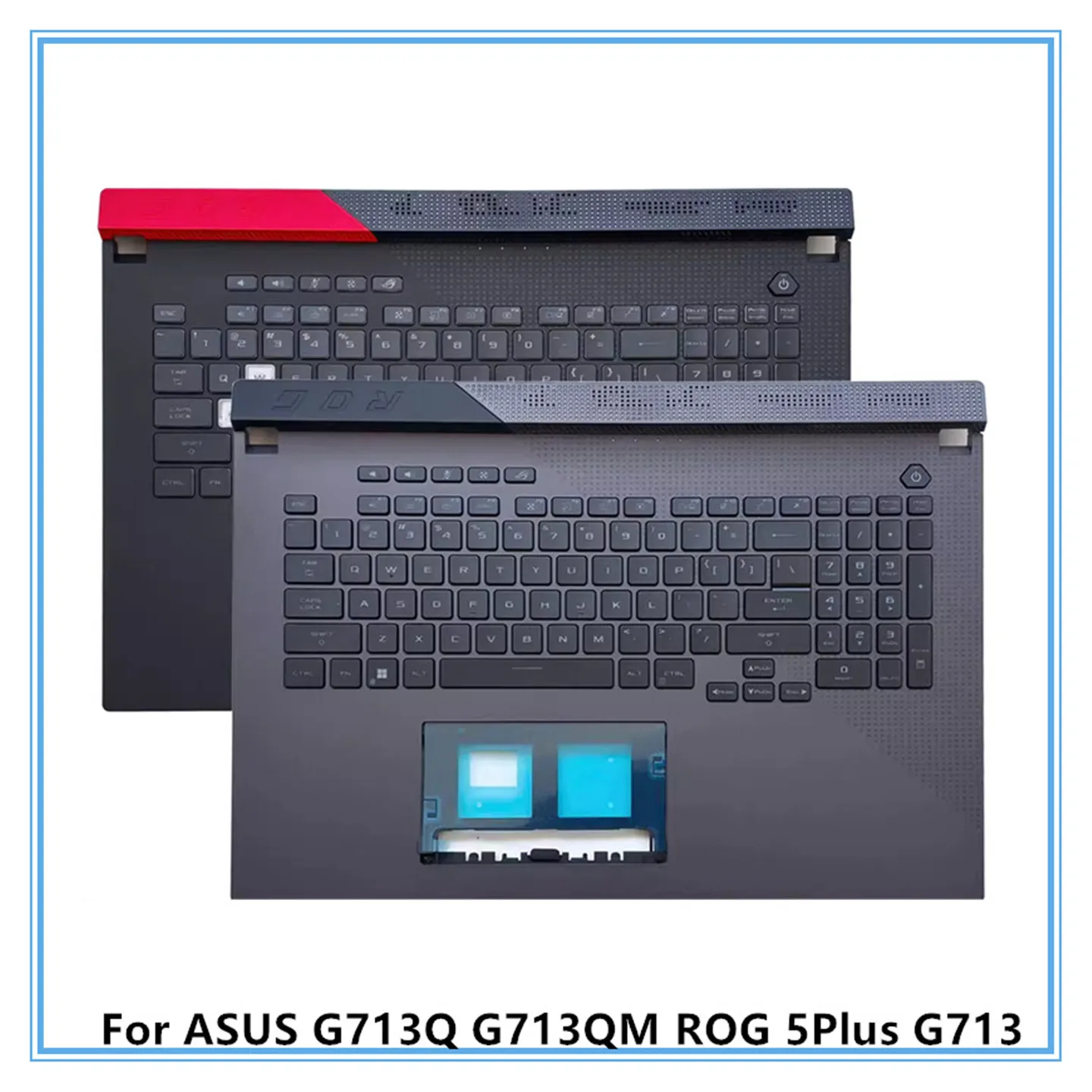 For ASUS G713Q G713QM ROG 5Plus G713 Laptop Palmrest Keyboard Cover with US Layout